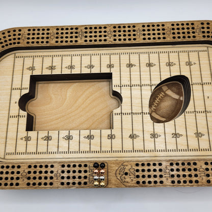 Football Cribbage Board