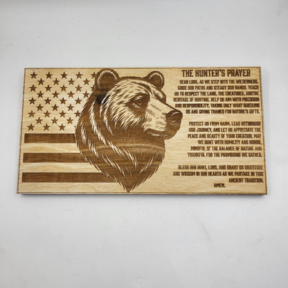 Bear Hunters Prayer Sign 1