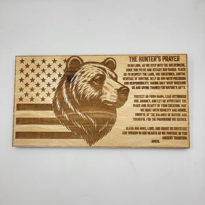 Bear Hunters Prayer Sign 1