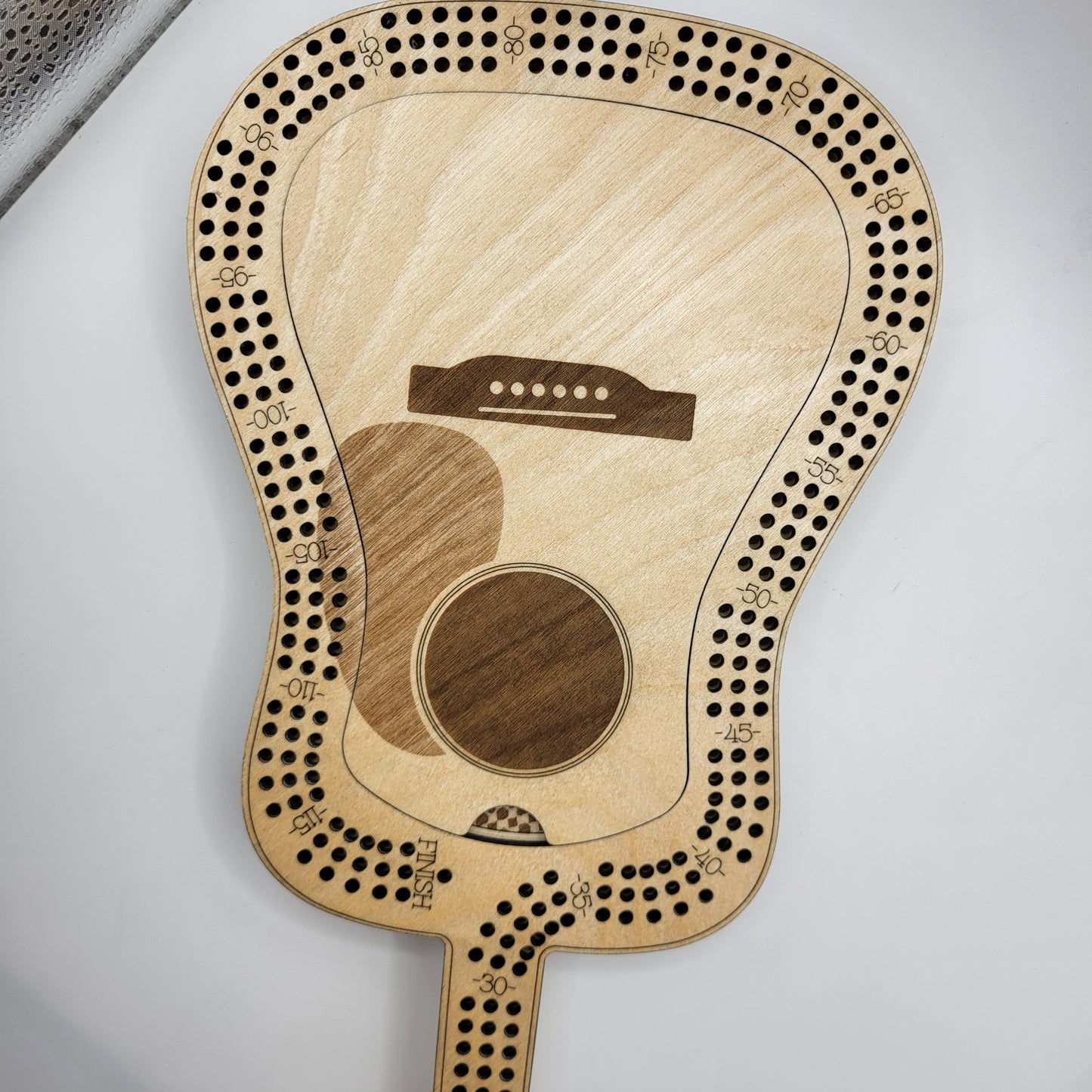 Guitar Cribbage Board