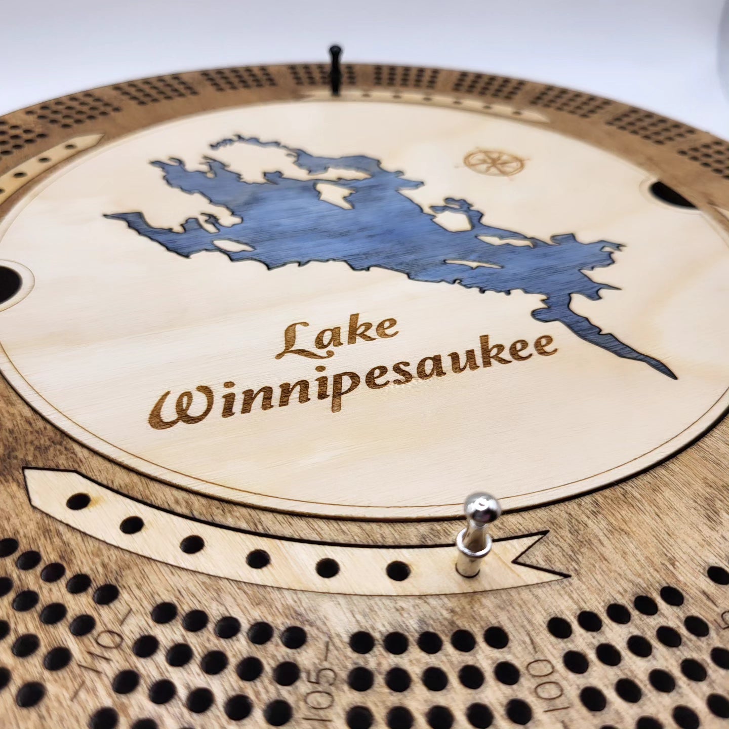 Lake Winnipesaukee Cribbage Board