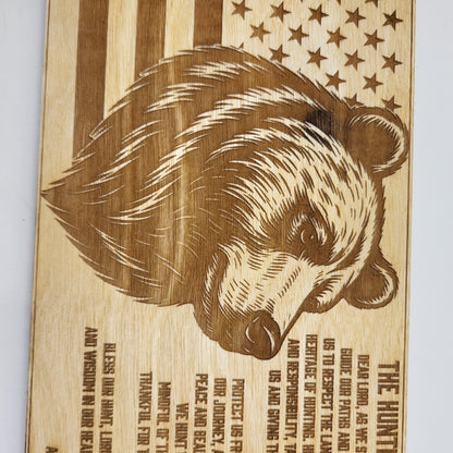 Bear Hunters Prayer Sign 1
