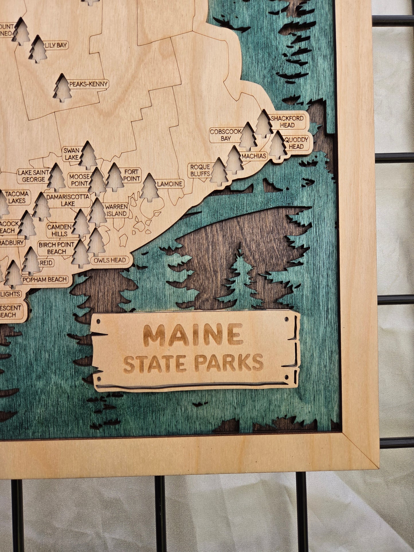 Maine State Park Tracker