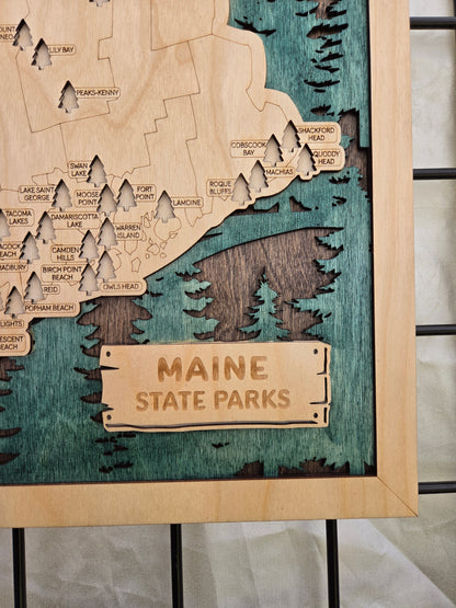 Maine State Park Tracker