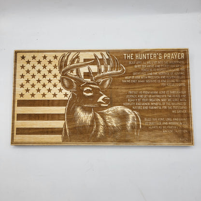 Deer Hunters Prayer Sign