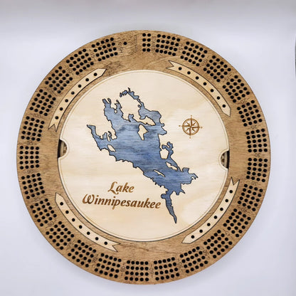 Lake Winnipesaukee Cribbage Board