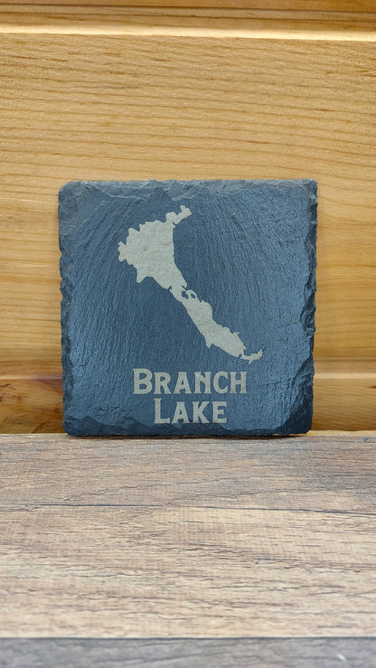 Maine themed slate coasters