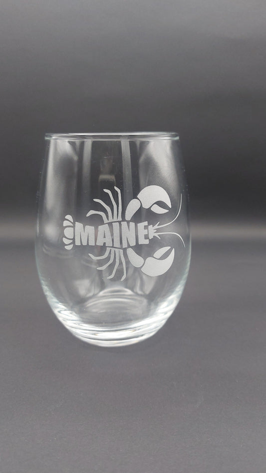 Maine Lobster glassware