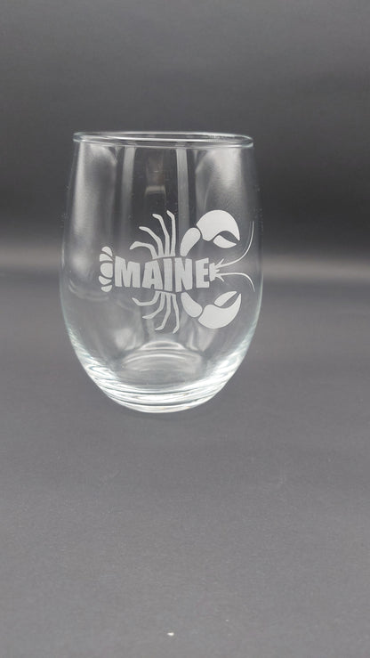 Maine Lobster glassware