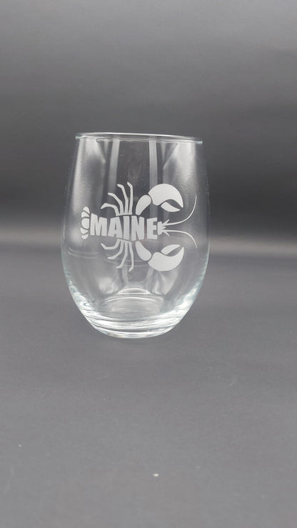 Maine Lobster glassware