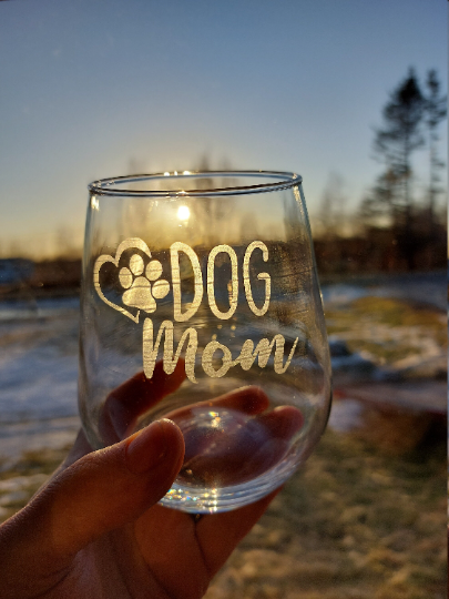 Dog themed glassware