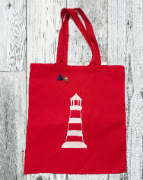 Lighthouse canvas tote bag