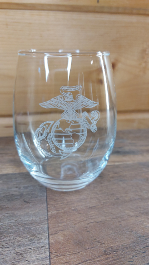 United States Marine Corps glassware
